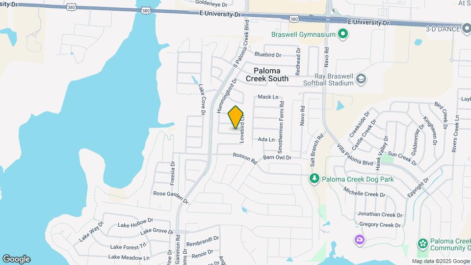 1512 Cockatiel Dr Mapa y Detalles de la Ubicación