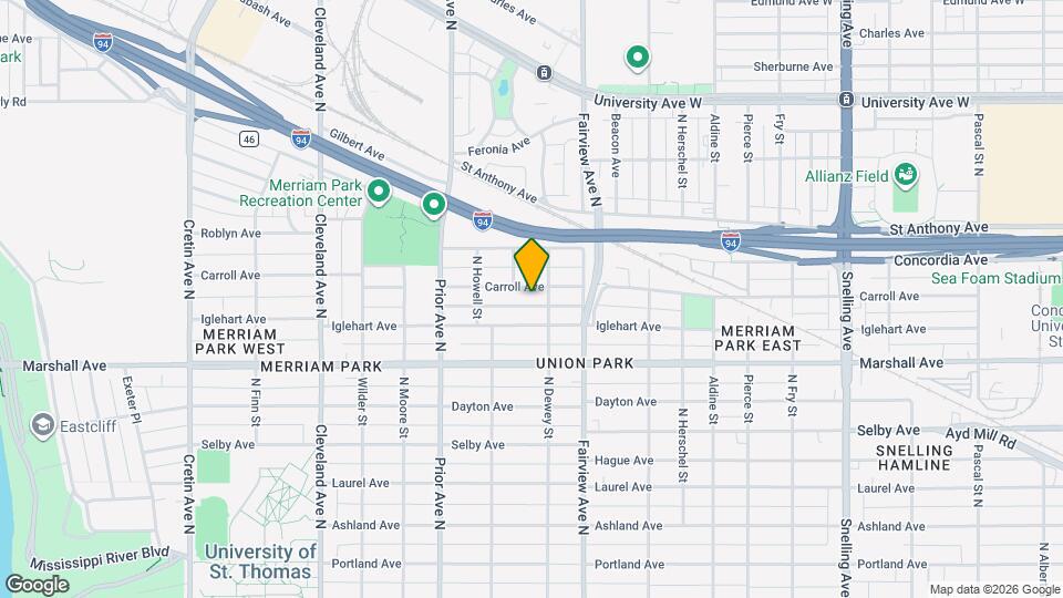 1860 Carroll Ave, Unit 1 Map and Location Details