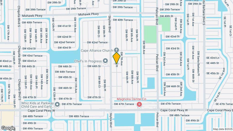 4414 SW 7th Pl Map and Location Details