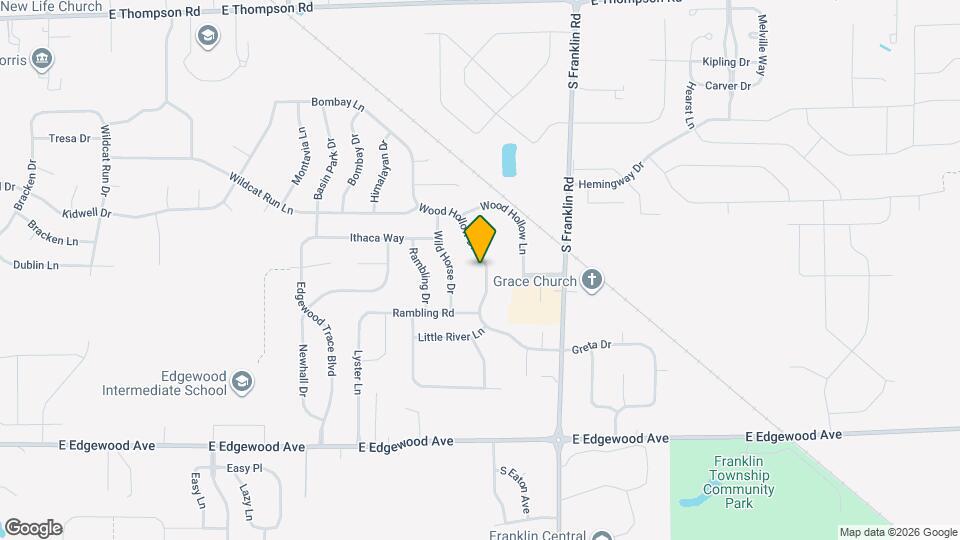 5606 Wood Hollow Dr Map and Location Details