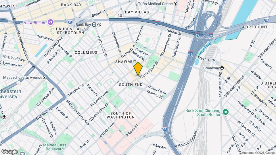 1375 Washington St, Unit #1 Mapa y Detalles de la Ubicación