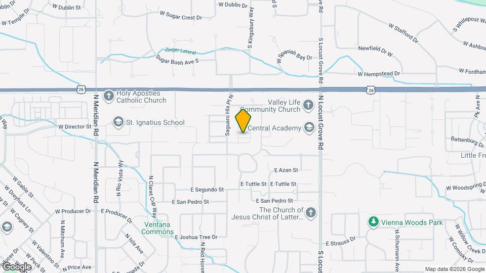 1040 E Martello Ln Map and Location Details