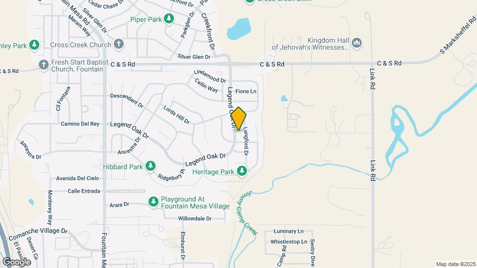 1335 Legend Oak Dr Map and Location Details