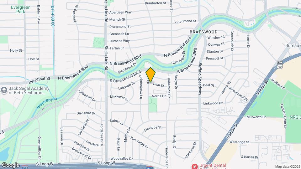 3641 Deal St Map and Location Details