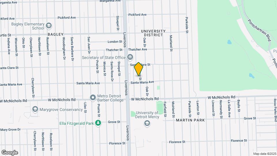 17331 Quincy St Map and Location Details