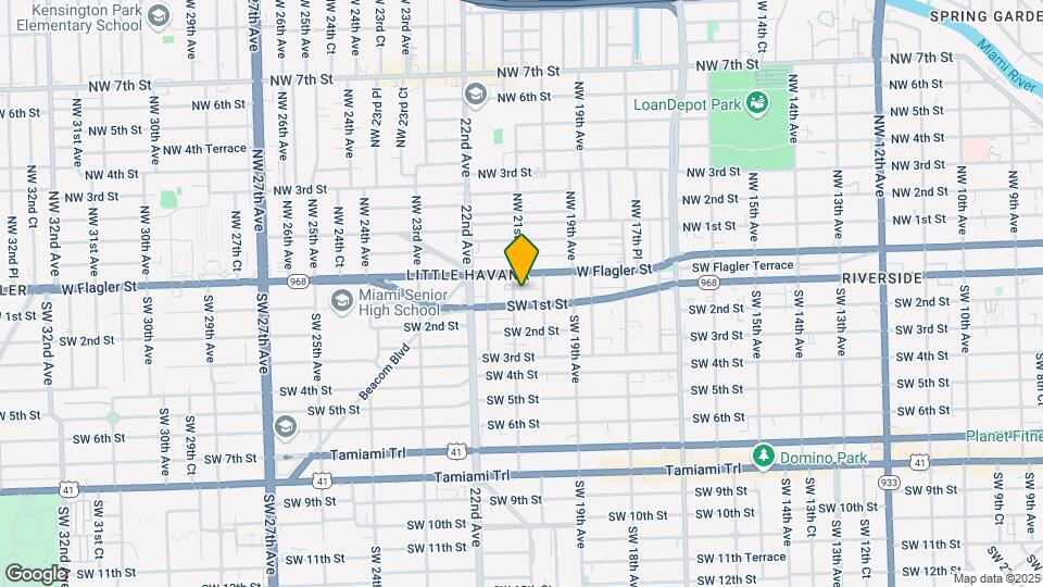 35 SW 21st Ave Map and Location Details