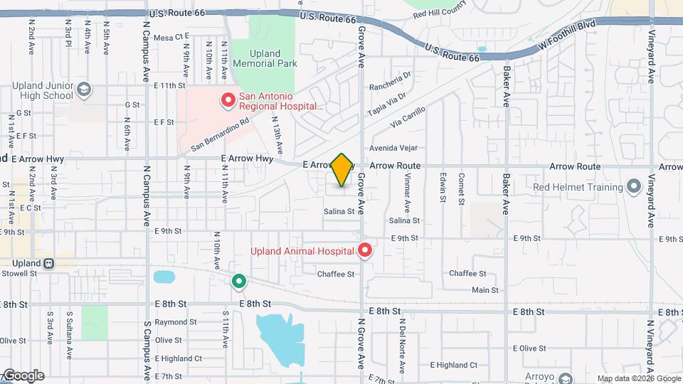 1443 Orange Grove St Map and Location Details