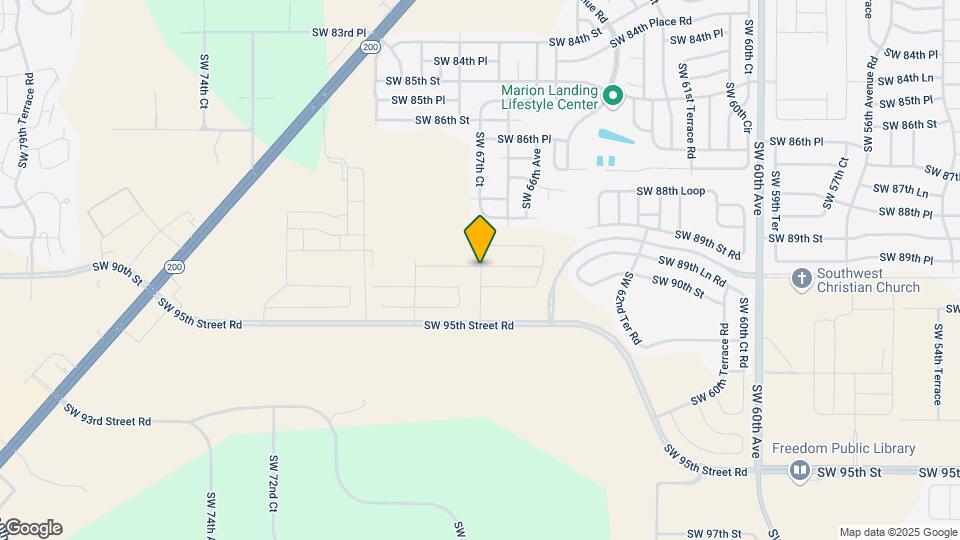 8989 SW 67th Ave Map and Location Details