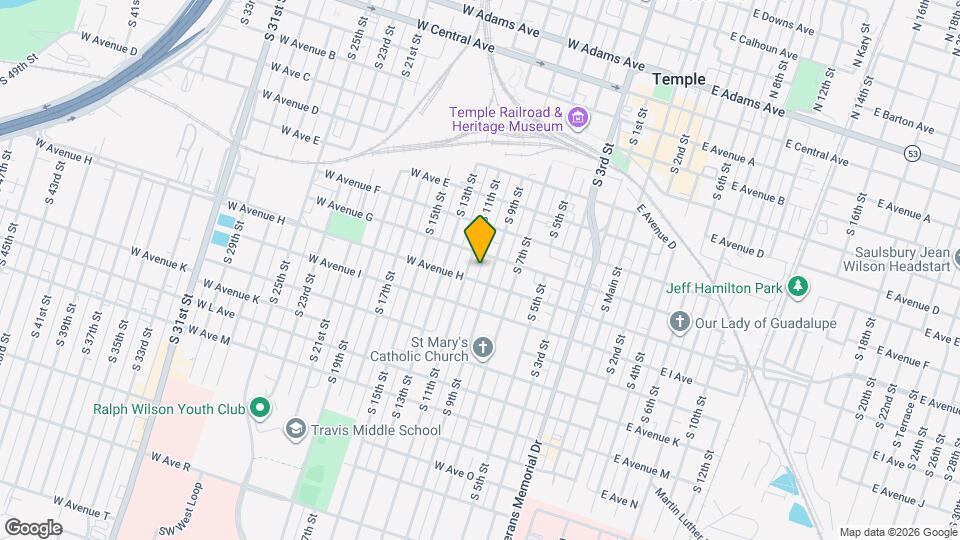 712 S 9th St Map and Location Details