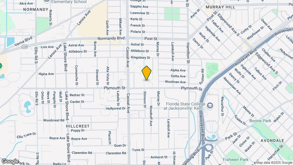 1175 Woodruff Ave Map and Location Details