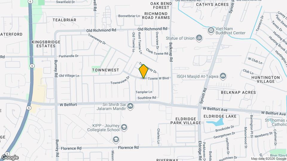 13807 Towne W Blvd Map and Location Details