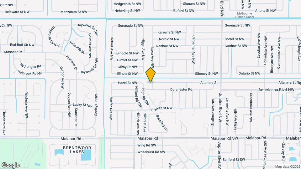 322 Ixora Ave NW Map and Location Details