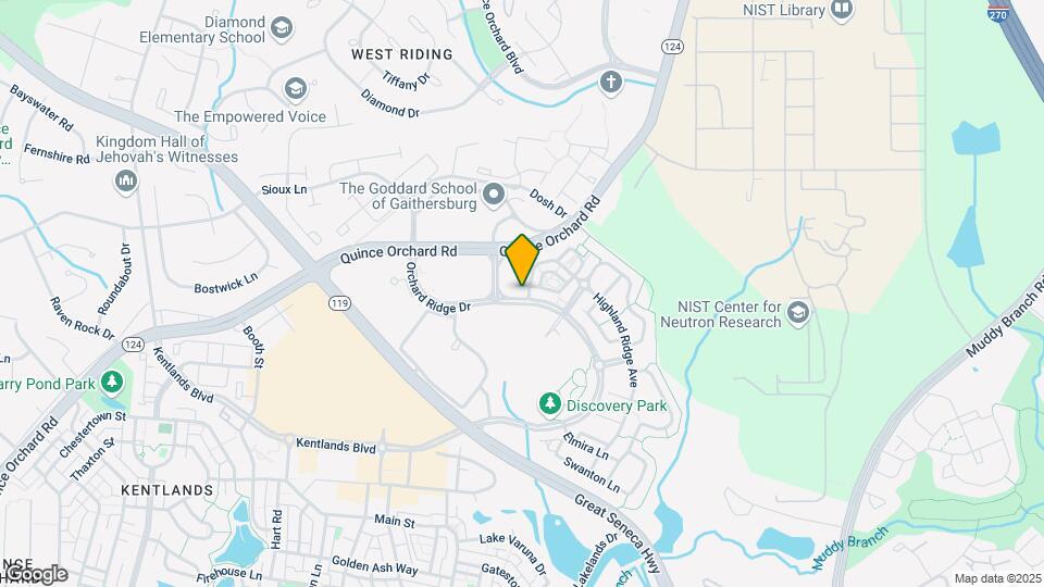 318 Orchard Ridge Dr Map and Location Details