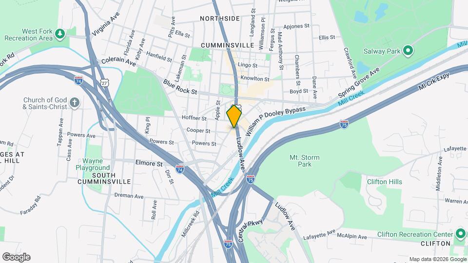 3940 Spring Grove Ave Map and Location Details