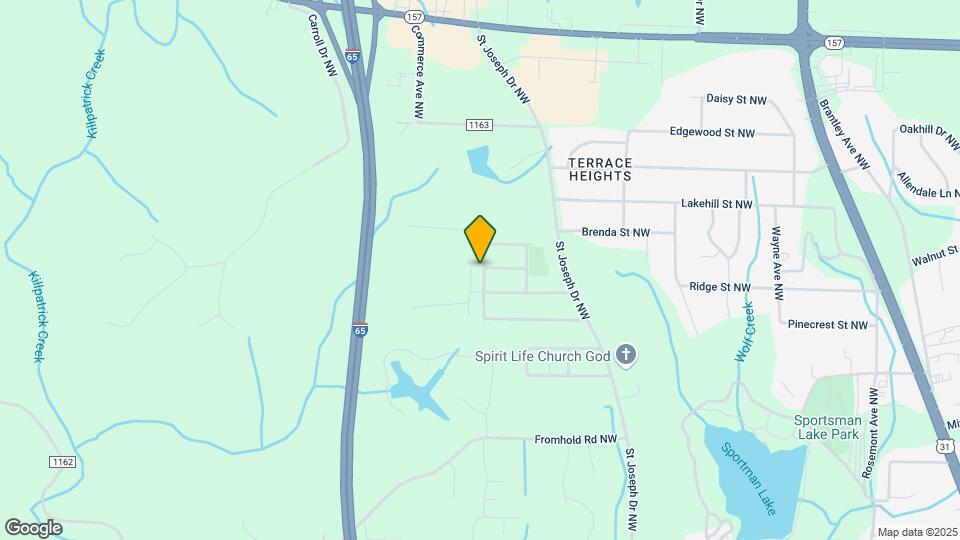1733 Northwest Dr NW Map and Location Details