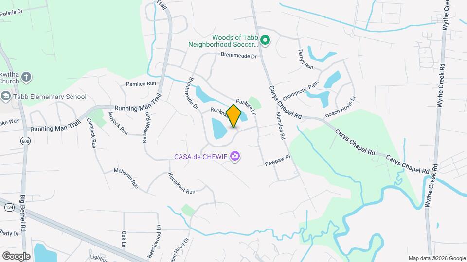 128 Rockmor Ln Mapa y Detalles de la Ubicación