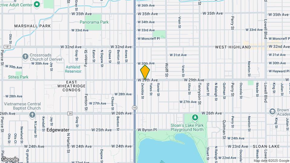 5038 W 29th Ave Mapa y Detalles de la Ubicación