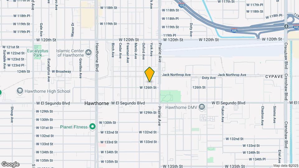 12531 York Ave Map and Location Details