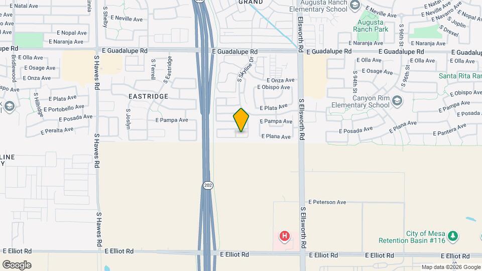 8938 E Plana Ave Map and Location Details