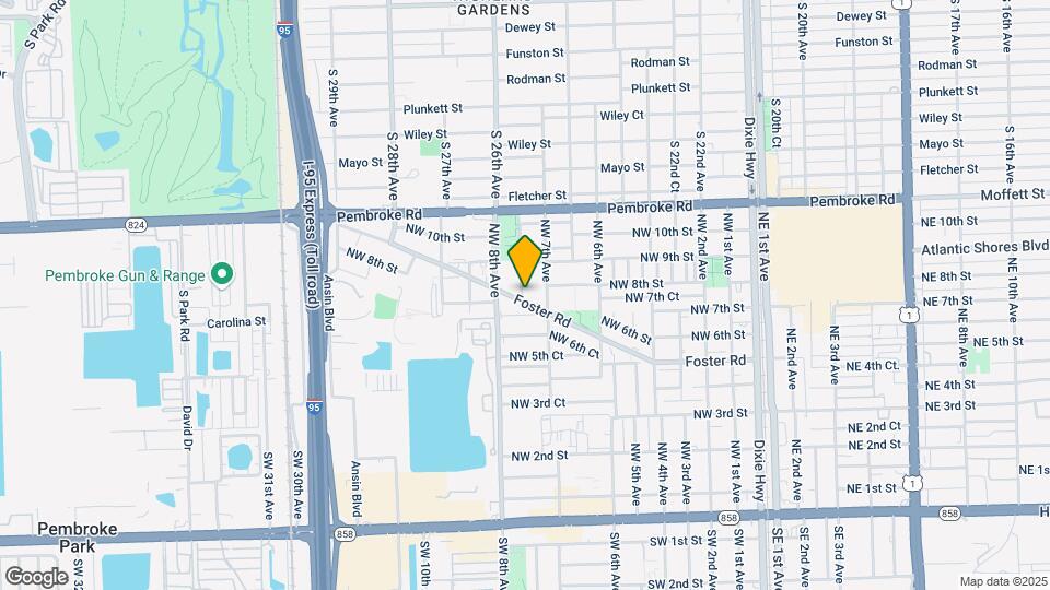 720 Foster Rd Map and Location Details