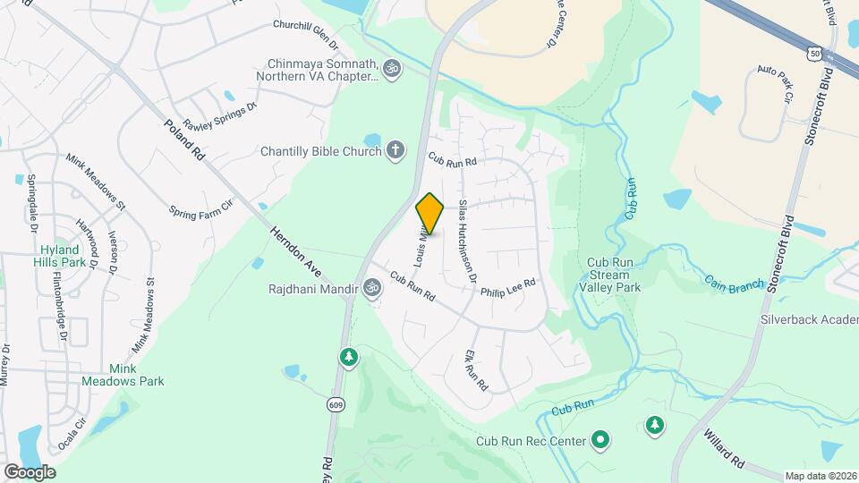 15241 Louis Mill Dr Mapa y Detalles de la Ubicación