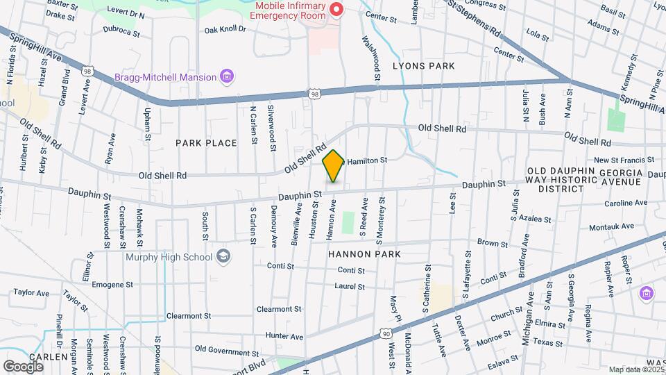 1756 Dauphin St Map and Location Details