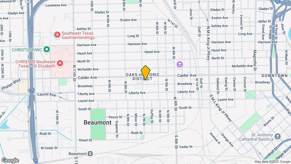 2290-2294 Calder Ave Mapa y Detalles de la Ubicación