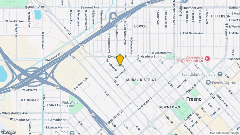 1841 Fulton St Map and Location Details