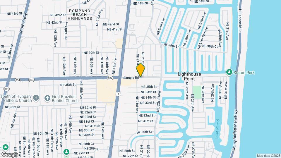 2111 NE 36th St Map and Location Details