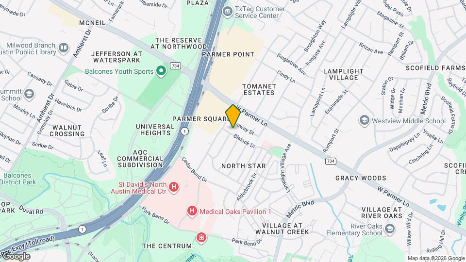 2306 Blalock Dr Map and Location Details