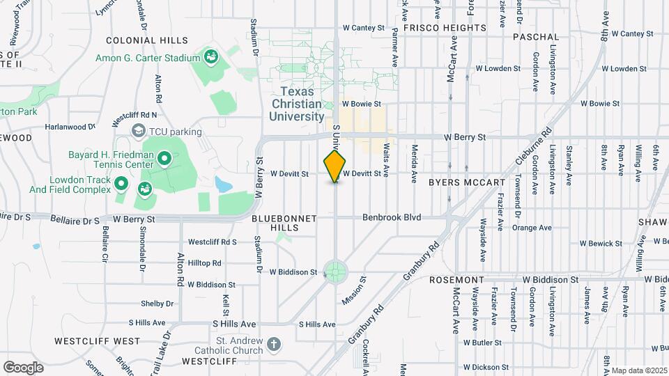 3228 S University Dr Map and Location Details