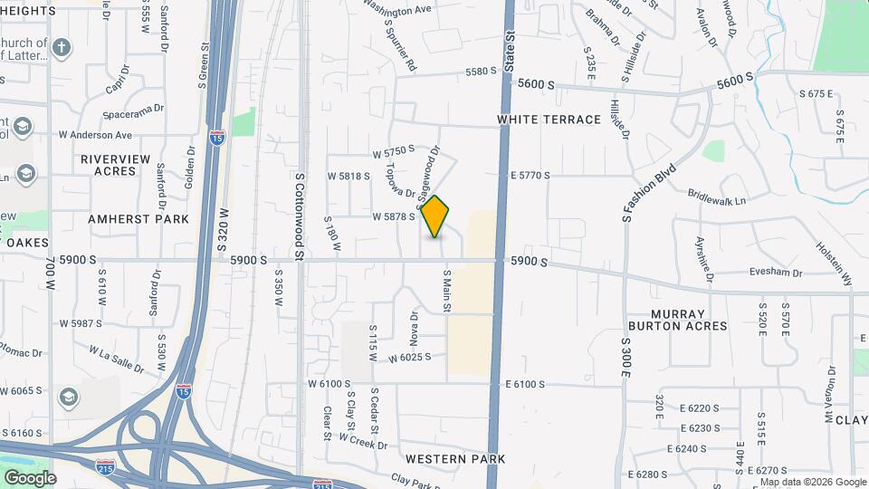 5894 S Kingston Way Map and Location Details