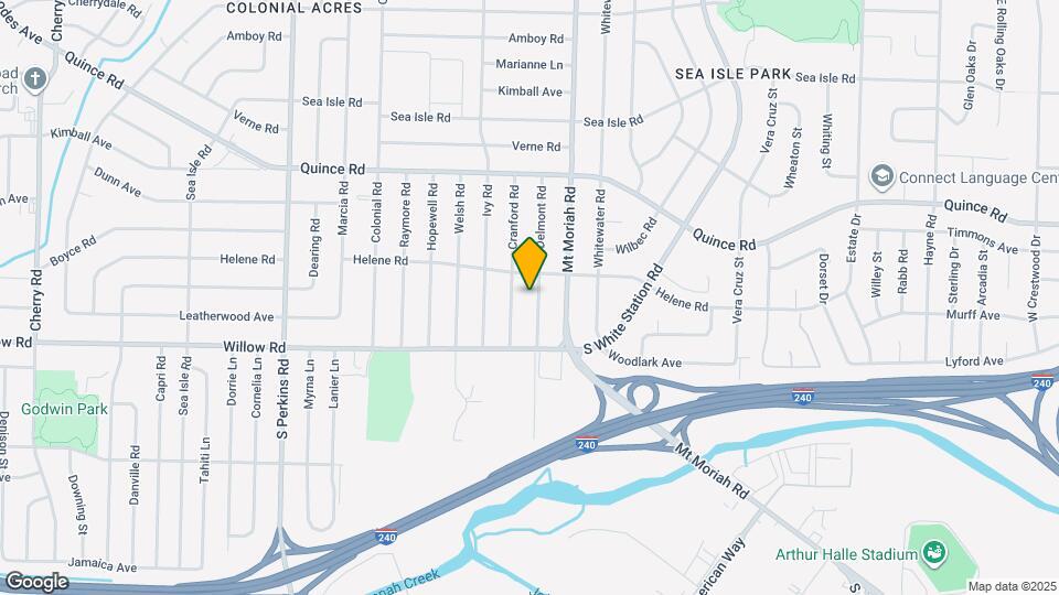 1623 Delmont Rd Map and Location Details