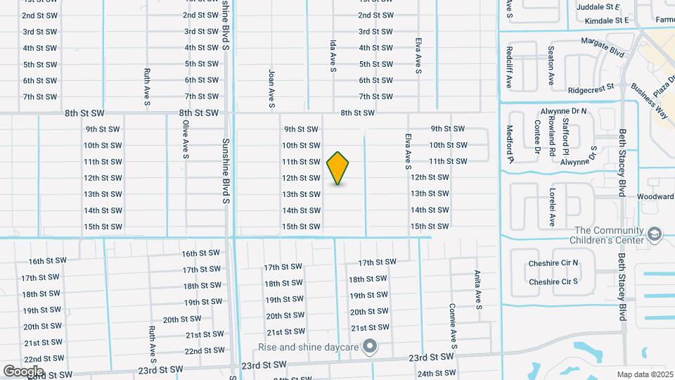 2812 13th St SW, Unit Studio Map and Location Details