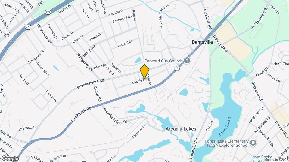 7244 Middle St Map and Location Details