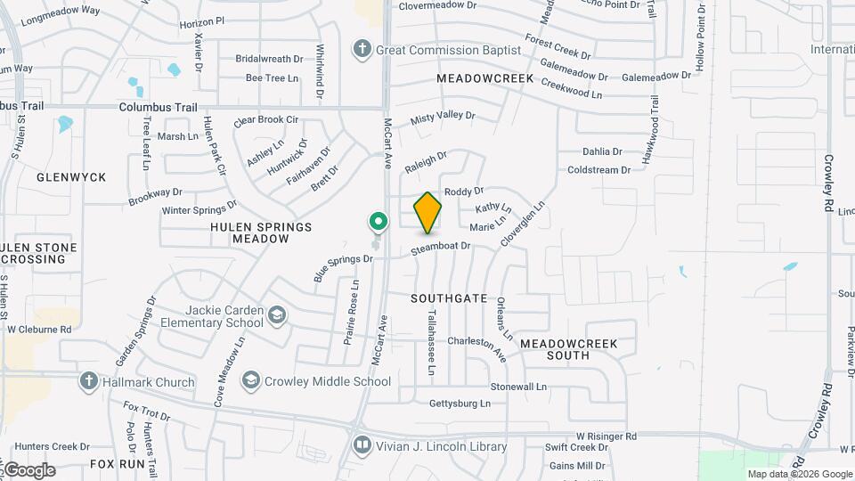 3308 Steamboat Dr Mapa y Detalles de la Ubicación