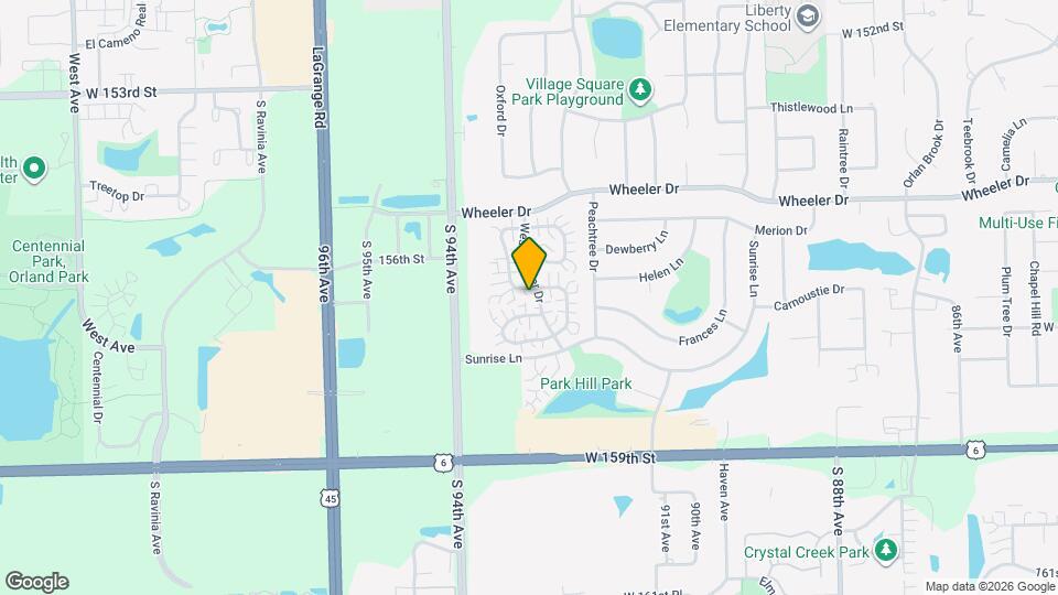 9303 Whitehall Ln Map and Location Details