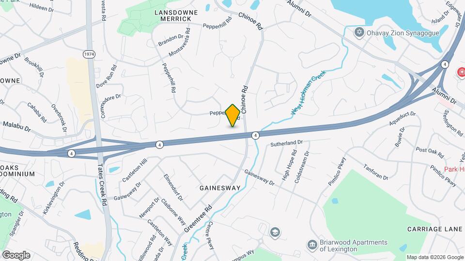 1112 Pepperhill Cir Map and Location Details