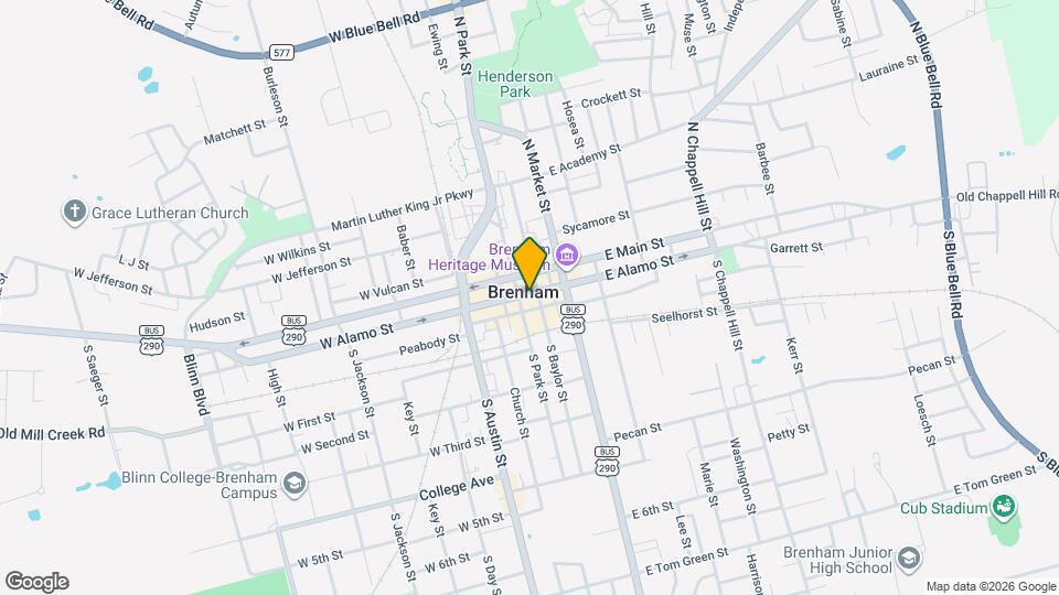 110 E Alamo St Map and Location Details