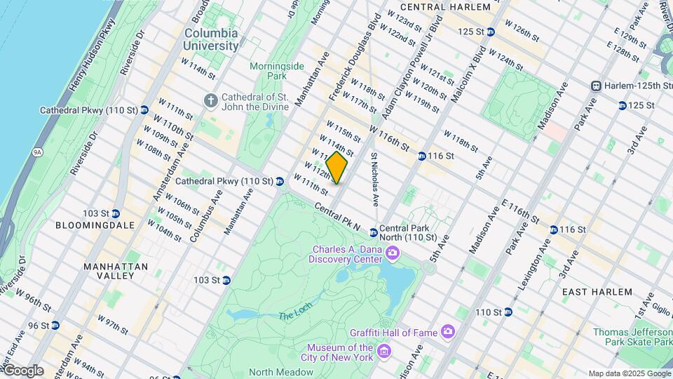 1842 Adam Clayton Powell Jr Blvd Mapa y Detalles de la Ubicación