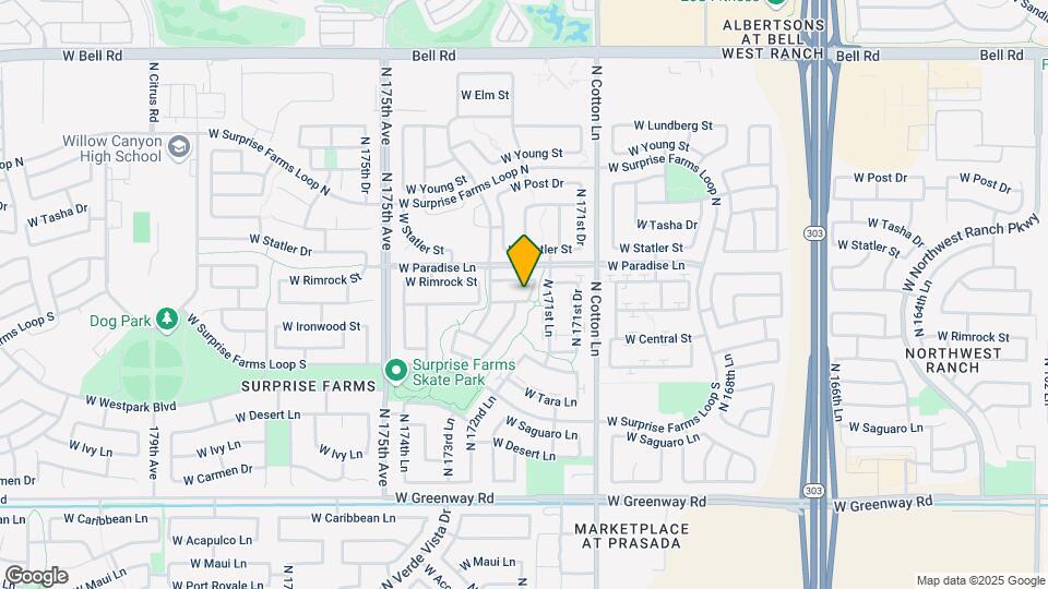 17236 W Marshall Ln Map and Location Details