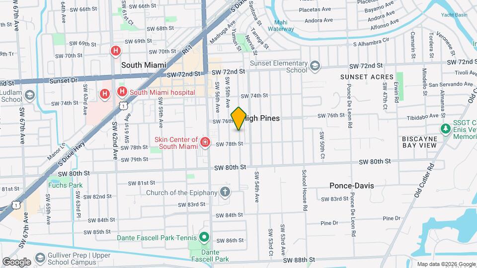 7720 SW 54th Ct Map and Location Details