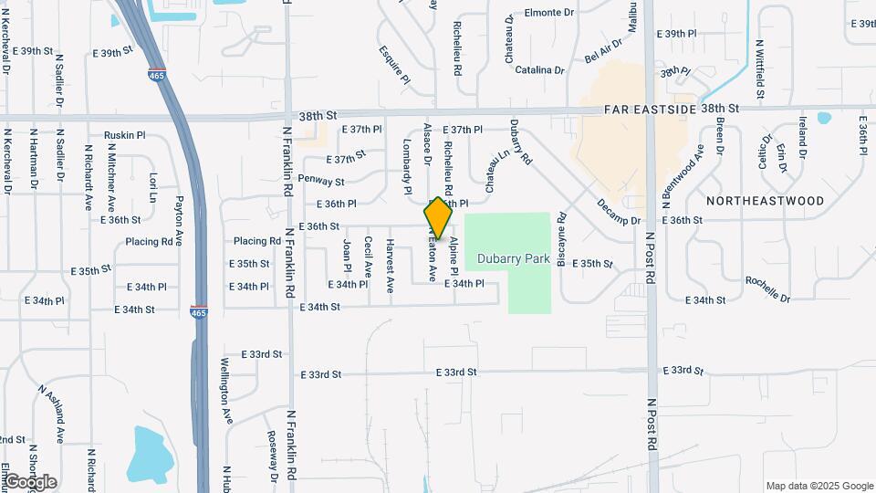 3525 N Eaton Ave Map and Location Details