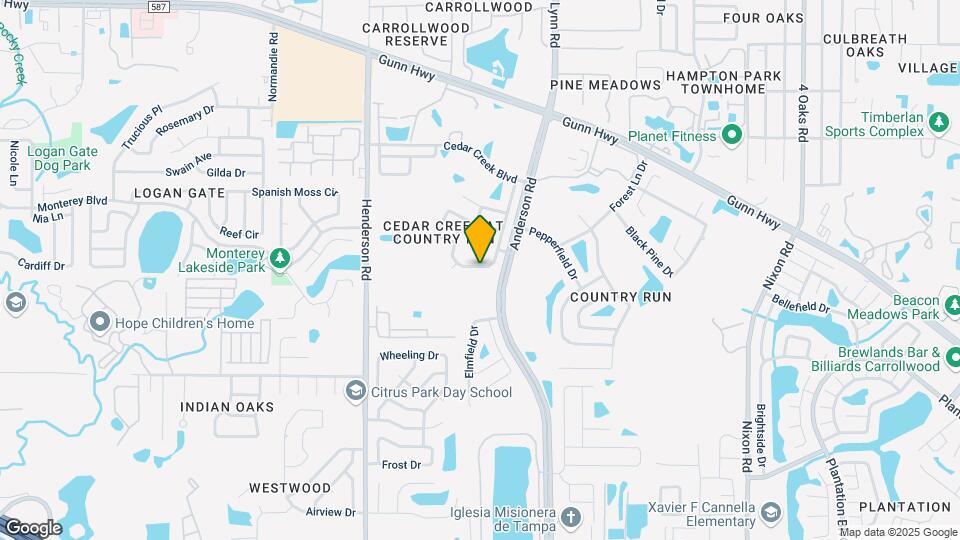 11829 Hickorynut Dr Mapa y Detalles de la Ubicación