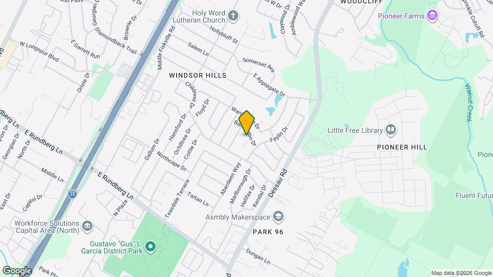 10008 Barrington Cove Map and Location Details