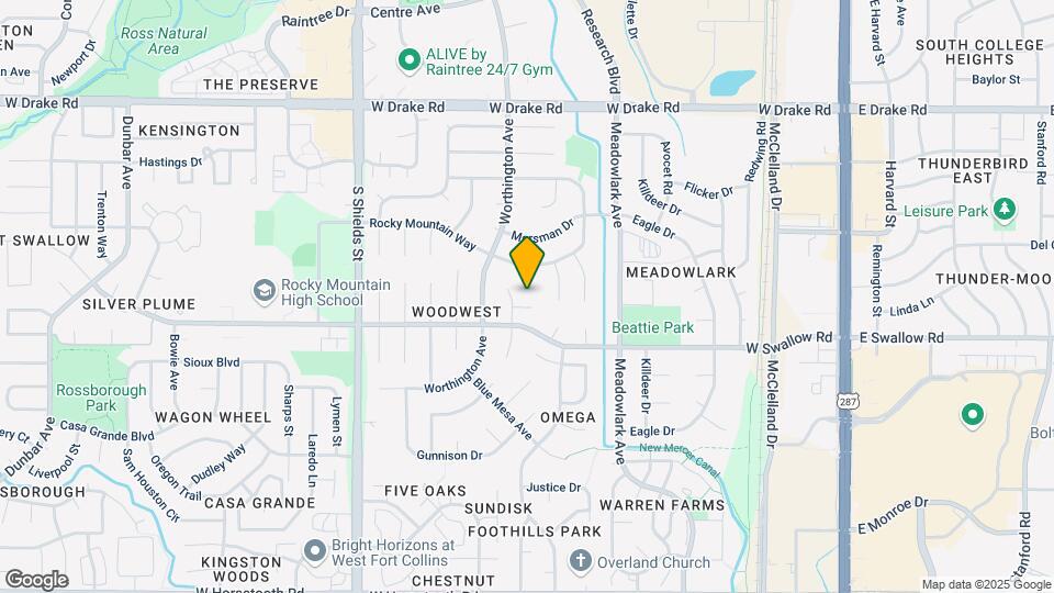 712 Frontier Ct Map and Location Details