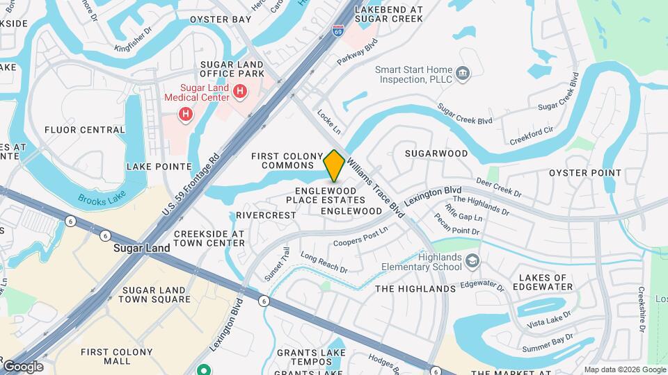 15408 Amesbury Ln Map and Location Details