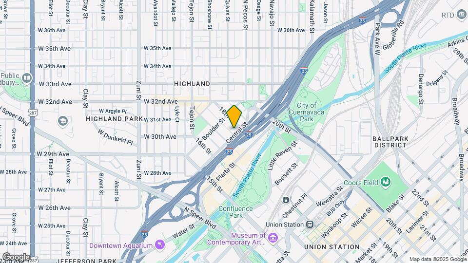1755 Central St Map and Location Details