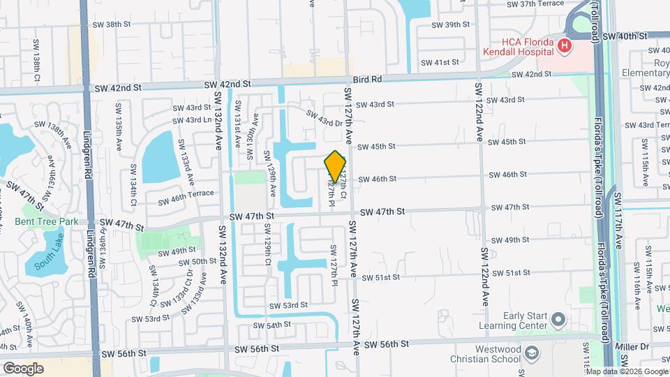 4623 SW 127th Pl Map and Location Details
