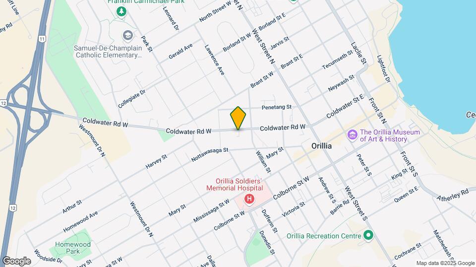 115 Coldwater Rd Map and Location Details